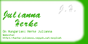 julianna herke business card